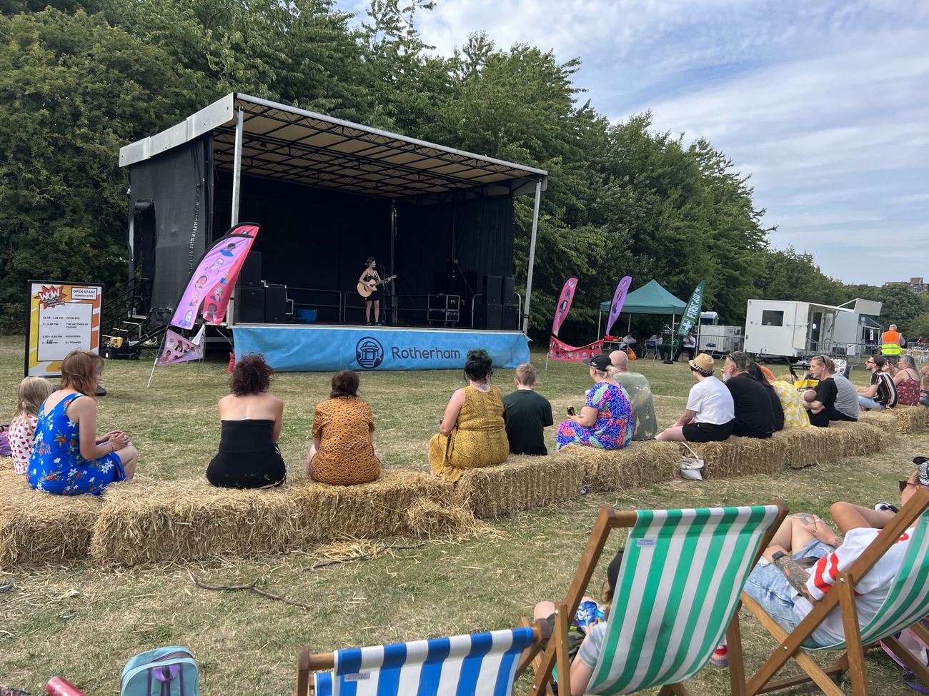 Stage hire for Rotherham events