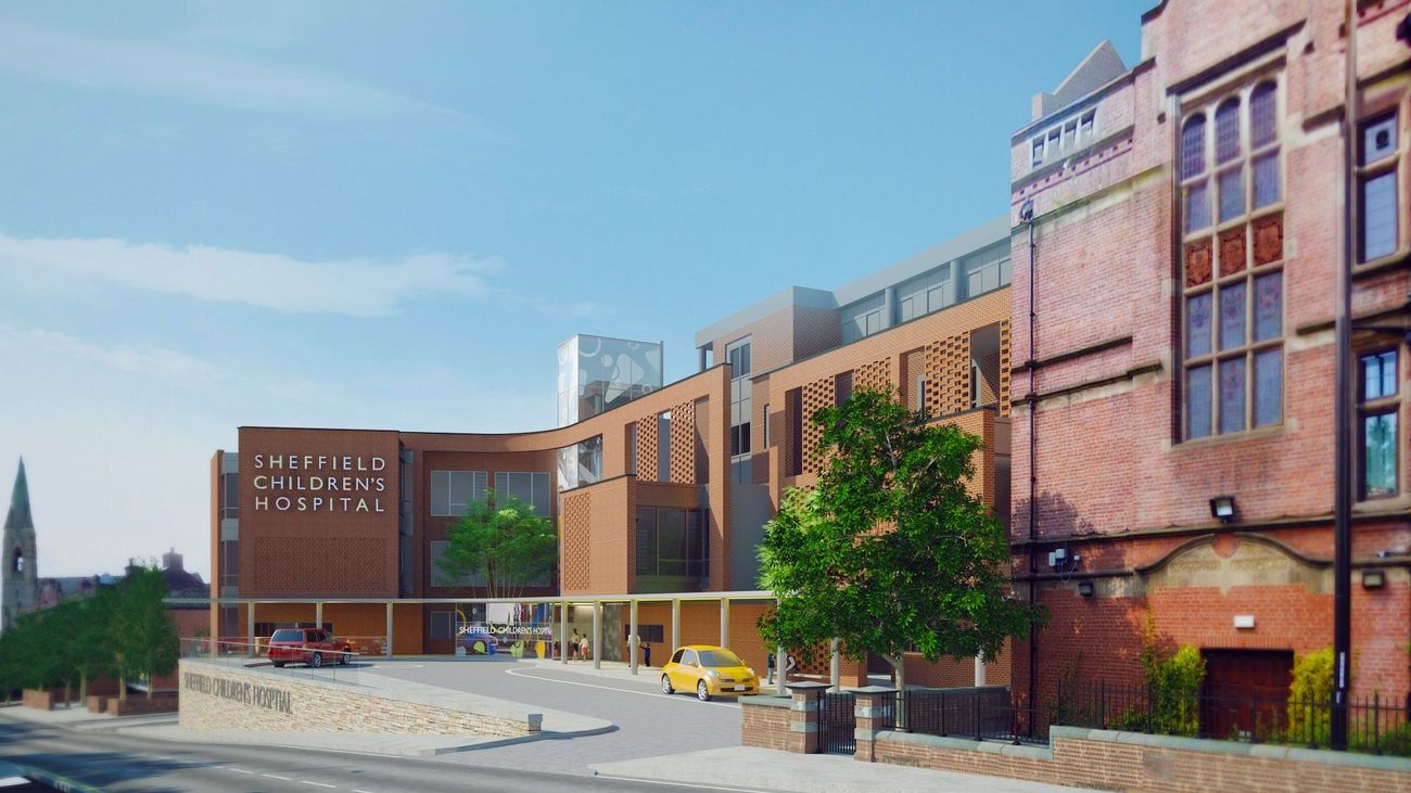 Sheffield Children's Hospital building exterior
