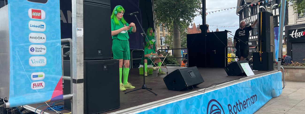 Staging Events town centre stage